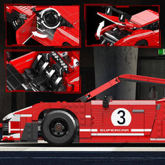 The Legendary German Porsche 935 Endurance Racecar (1717 Pcs)