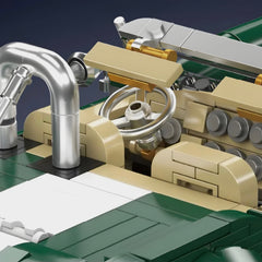 American V8 Classic Roadster |  Vintage Open-Top Sports Car | 1:14 Scale | 1198 PCS - BAV BRICK