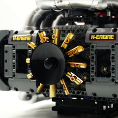 MOTEUR FLAT 6 MOTORISÉ (2376 PCS)