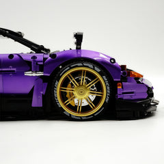 1: 8 Pagani Huayra BC Violet Paint finish Customized Ultimate Edition (4708 Pcs)