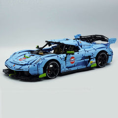 1: 8 Gulf Blue Koenigsegg JESKO, Custom Gulf Blue Limited Edition(4346 PCS)