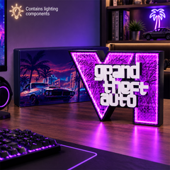 Grand Theft Auto VI Peripheral Series | Desktop/Wall Lighting Decoration Set (553 PCS)