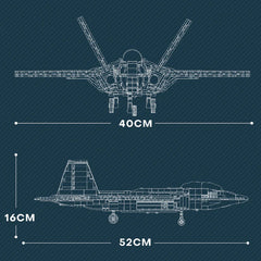 F 22 Raptor Geometry F-22 RAPTOR, THE FIFTH GENERATION FIGHTER (1837 PCS) | BAV BRICK