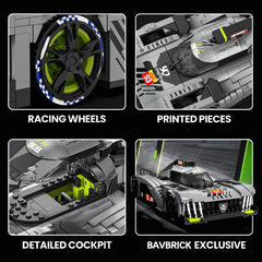 1:16 PEUGEOT 9*8 Endurance Hypercar(1028pcs)