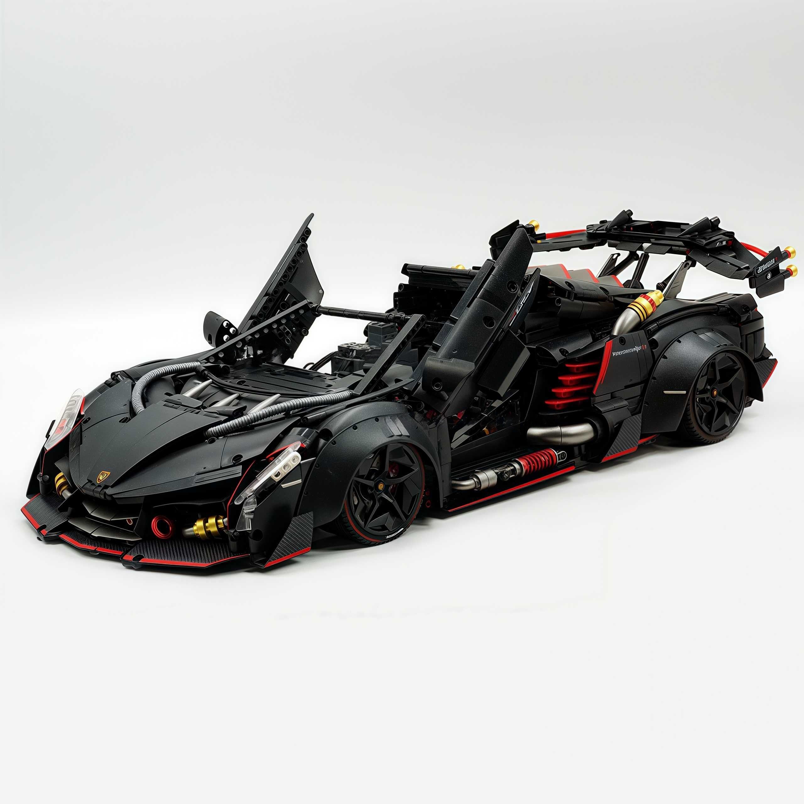 1:8 Lamborghini Veneno Limited Edition Obsidian V12 Supercar | 64cm | Remote Controlled | 3809 PCS