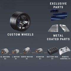 The Ultimate FERRARI F80 Prancing Horse Hypercar 4702pcs | Silver Limited Edition