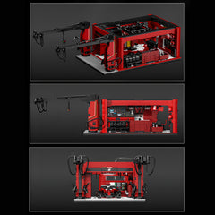Ferrari F1 Race Car and F1 Pit House Set | 2035 PCS