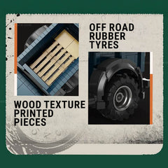 1:16 Dodge Vintage Blue Power Pickup | Classic American Muscle Truck(1199 PCS)