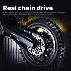Yellow Scrambler | 1:8 Scale Motorcycle | 510 PCS