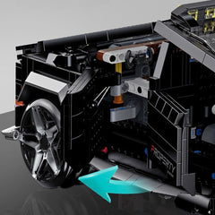 Remote Controlled Futuristic Cyber Utility Truck with Omniwheel Drift(1578pcs)