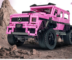 1:8 Pink Mercedes-Benz G800 4×4 Squared Brabus  (2687+PCS)