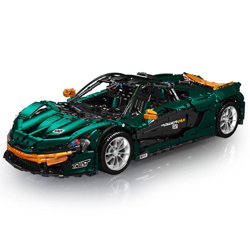 1: 8 Dark Green Beast McLaren P1 Supercar, Electric Air suspension, Electric lift tail, Electric Doors (3239 Pcs)