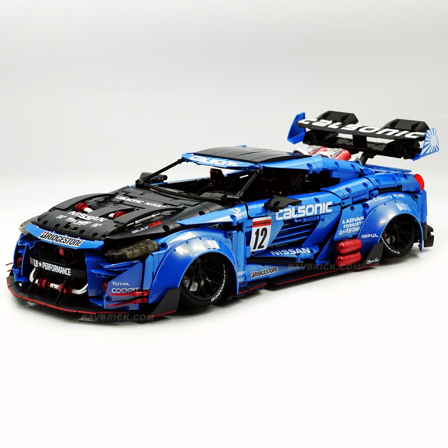 1:8 Nissan GT-R R35 Widebody Blue-plated custom Edition | Electroplated Beast | 3939+ PCS