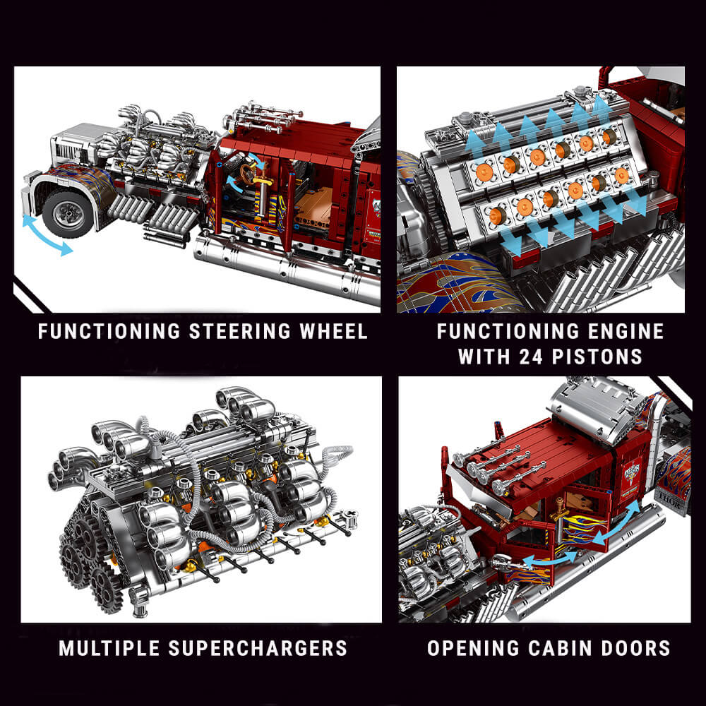 The American Thor 24 Heavy Diesel Truck (3485 PCS)