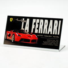 Suitable for Ferrari Supercar Series Display Acrylic Nameplate