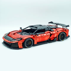 1:8 The Ultimate FERRARI F80 | Electroplated Red Custom Edition | Remote Controlled V6 Prancing Horse Hypercar (3998pcs)