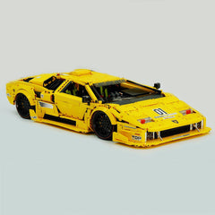 1:8 Lamborghini Countach LP5000 Building Set, Vibrant Yellow Customized Edition (3970+ PCS)