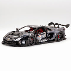1:8 Lamborghini Aventador SVJ LBWK | Electroplated Black Custom Bull Widebody Supercar (4990+ PCS)（副本）