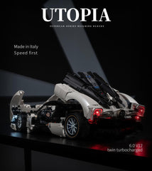 1:8 Pagani Utopia Custom off-white paint – The Ultimate V12 Italian Hypercar (4688 PCS)