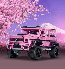 1:8 Pink Mercedes-Benz G800 4×4 Squared Brabus  (2687+PCS)