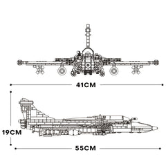 Rafale Fighter Jet Set (2099 PCS)