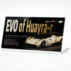 Suitable for Pagani Audi Bugatti Lotus Supercar Series Display Acrylic Nameplate