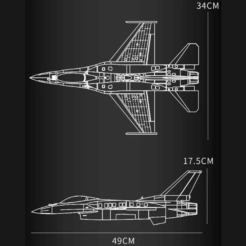 F16 FIGHTING FALCON (1427 PCS)