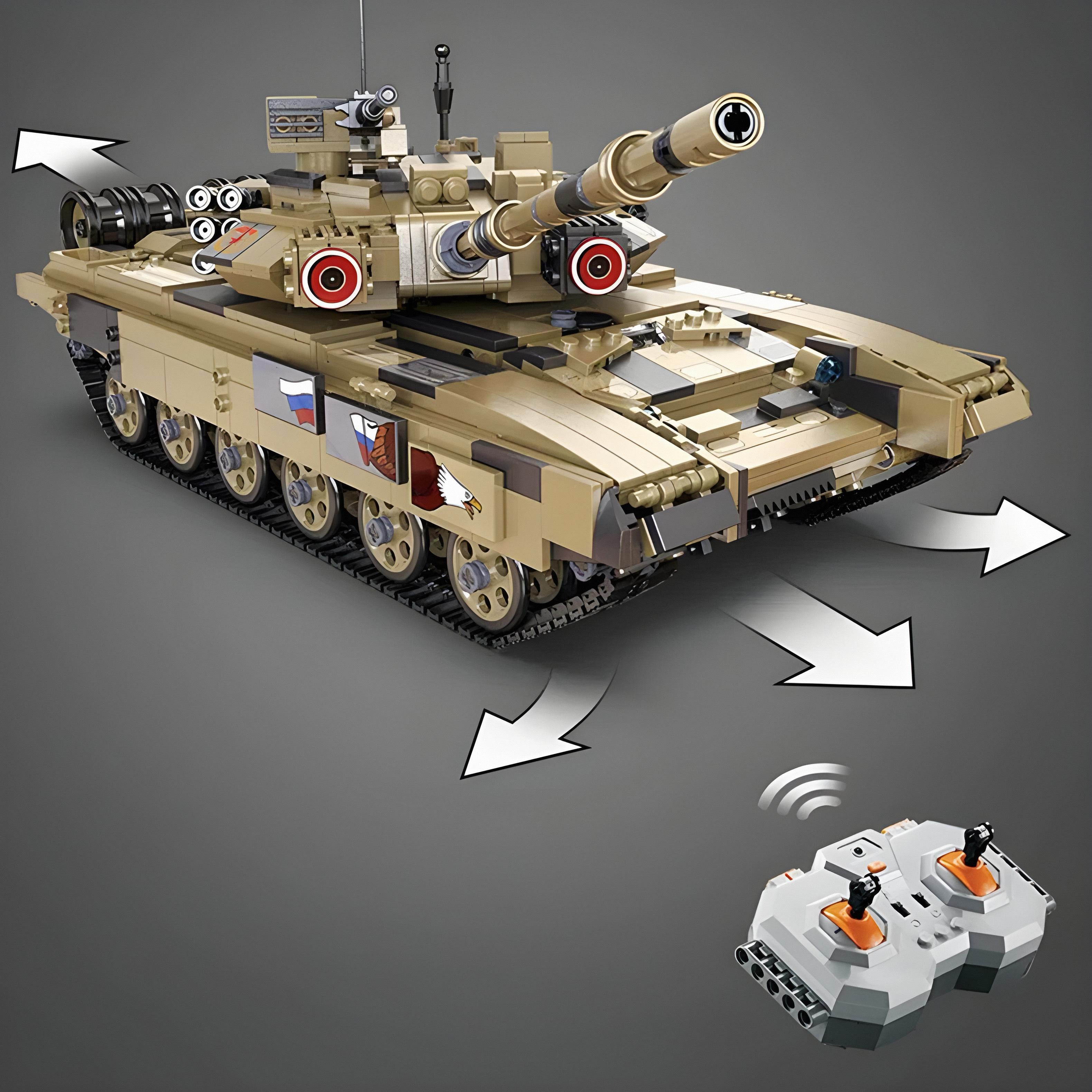 REMOTE CONTROLLED T90 TANK | 1724PCS