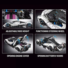 1:8 Devel sixteen V16 | Officially licensed (4016PCS) - BAV BRICK