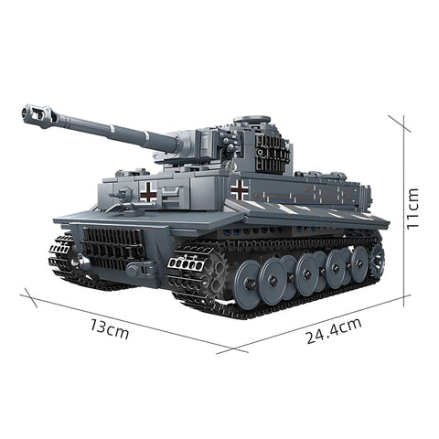 REMOTE CONTROLLED TIGER TANK (802 PCS) | BAV BRICK