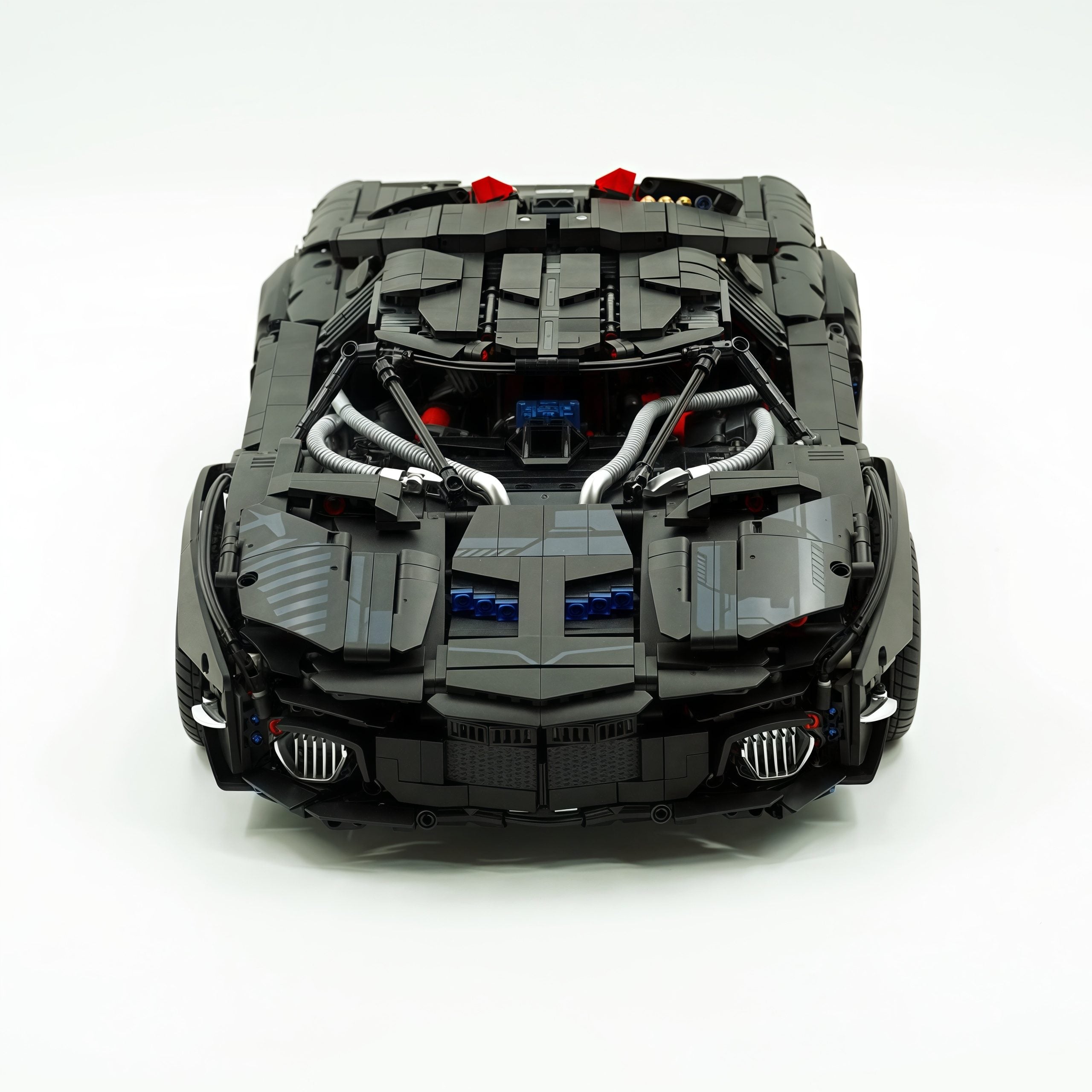 1: 8 Dark Armor Car Building Sets with Remote Control, Electric Lift Missile System, Electric Door (3927Pcs)