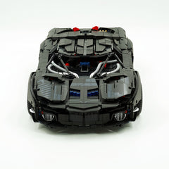 1: 8 Dark Armor Car Building Sets with Remote Control, Electric Lift Missile System, Electric Door (3927Pcs)