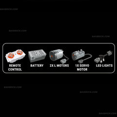 Mercedes-Benz AMG C63-GTR a escala 1:10 | Coupé alemán DTM teledirigido (2489 piezas)