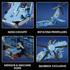 Gunship Helicopter Set (1711 PCS)