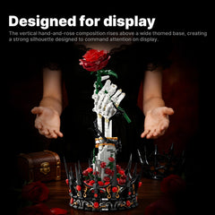 Skeletal Hand Rose Sculpture | 1,613 PCS