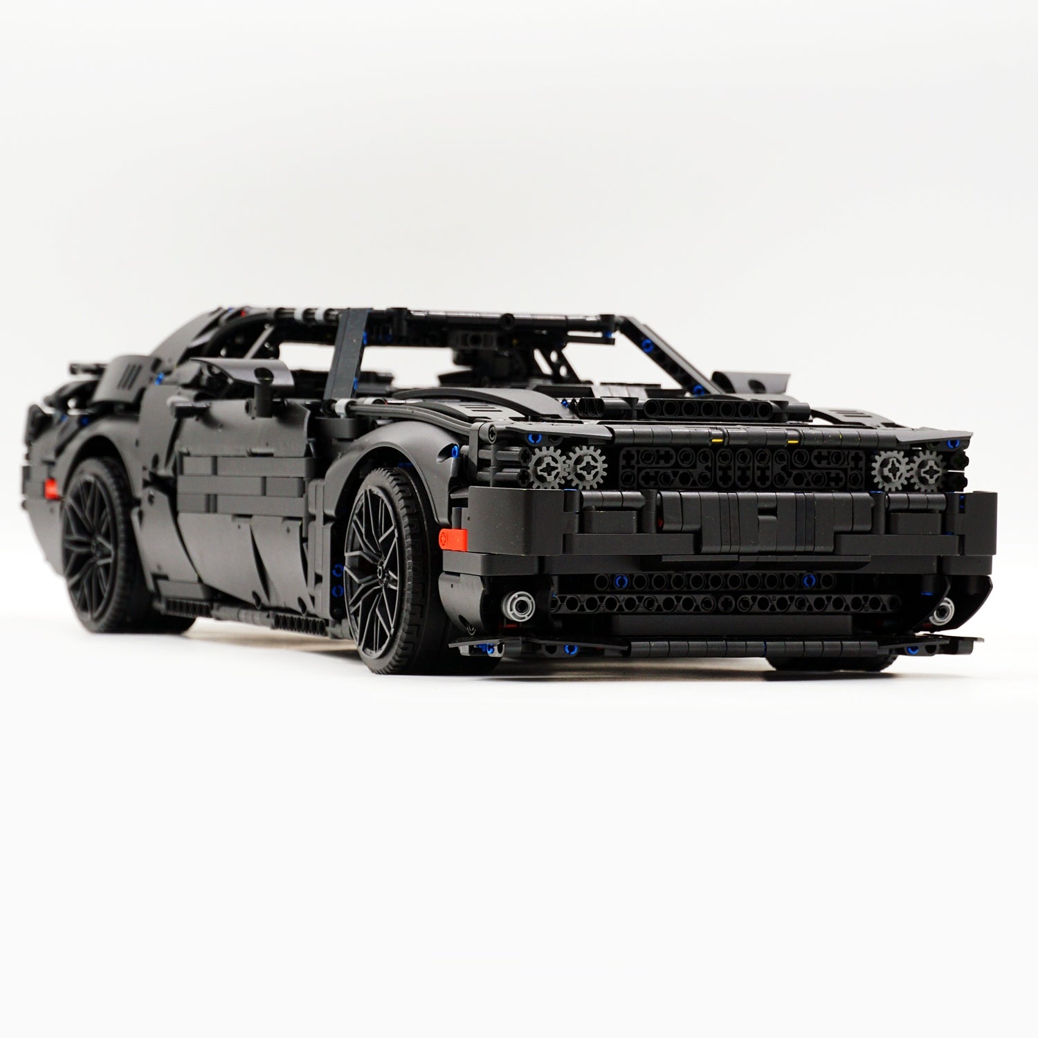 1: 8 Dodge Challenger, Black Samurai Customized Version (3300+Pcs)
