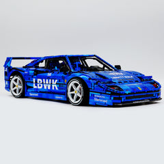 1:8 The Ultimate Ferrari F40 Supercar | LB Style Electroplated Mirror Royal Blue Edition (4026 PCS)