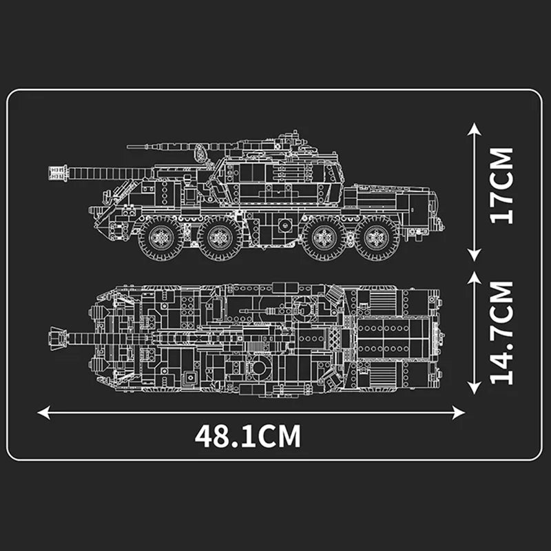 DANA SELF-PROPELLED ARTILLERY TANK (1922 PCS)