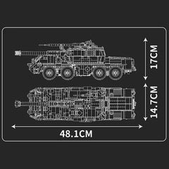 DANA SELF-PROPELLED ARTILLERY TANK (1922 PCS)