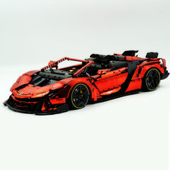 1: 8 Lamborghini One Off: Auténtica, Motorized Convertible Switch Mode | Custom Ruby-plated Edition(3392 Pcs)