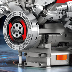 Motorised High-Revving V8 Italian Engine |  Performance Engine Engineering | 1100 PCS - BAV BRICK