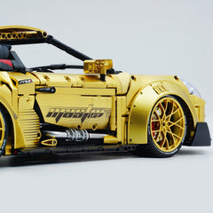 1:8 Porsche GT3 RS Gold Concept | Dual mode switching | 3824+PCS