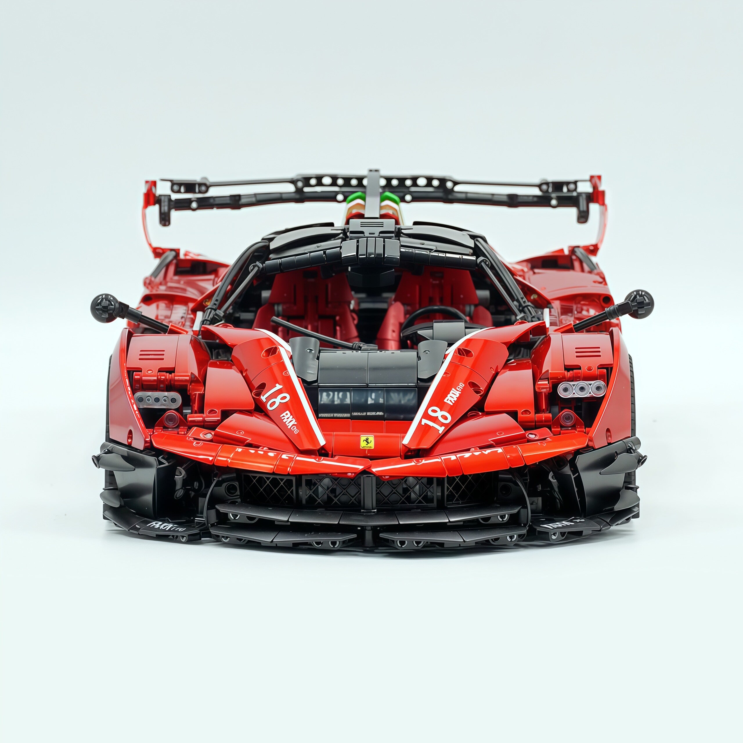 1:8 The Ultimate Italian Hybrid Hypercar EVO | Pearl Red Painting Italian Flagship (4058PCS) - BAV BRICK
