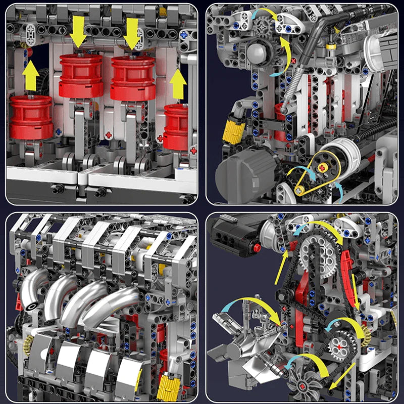 MOTORISED L4 GASOLINE ENGINE (1786 PCS)