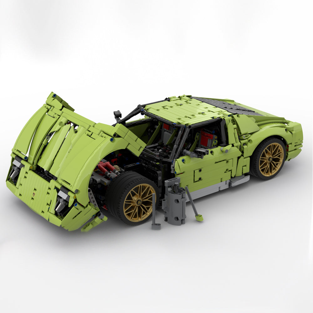 1:8 Lamborghini Miura Concept 3400+PCS | Moc Set - BAV BRICK