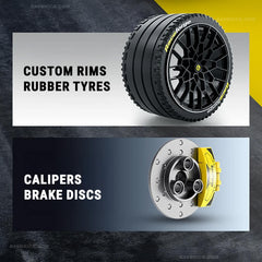 1:8 El Ferrari F80 definitivo | Hipercoche V6 del Cavallino Rampante a control remoto | Edición limitada plateada (3998 piezas)