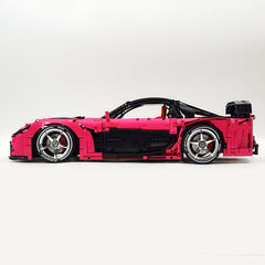 1: 8 Mazda RX-7 with Remote Control, Front and Rear Lights, Macaron Pink Limited Edition (3305 Pcs)
