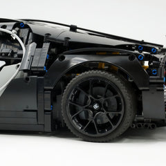 1: 8 Bugatti Chiron, Custom Modified Gray+Black Edition (4031PCS)