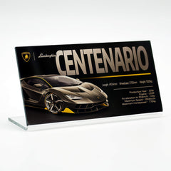Suitable for Lamborghini Supercar Series Display Acrylic Nameplate
