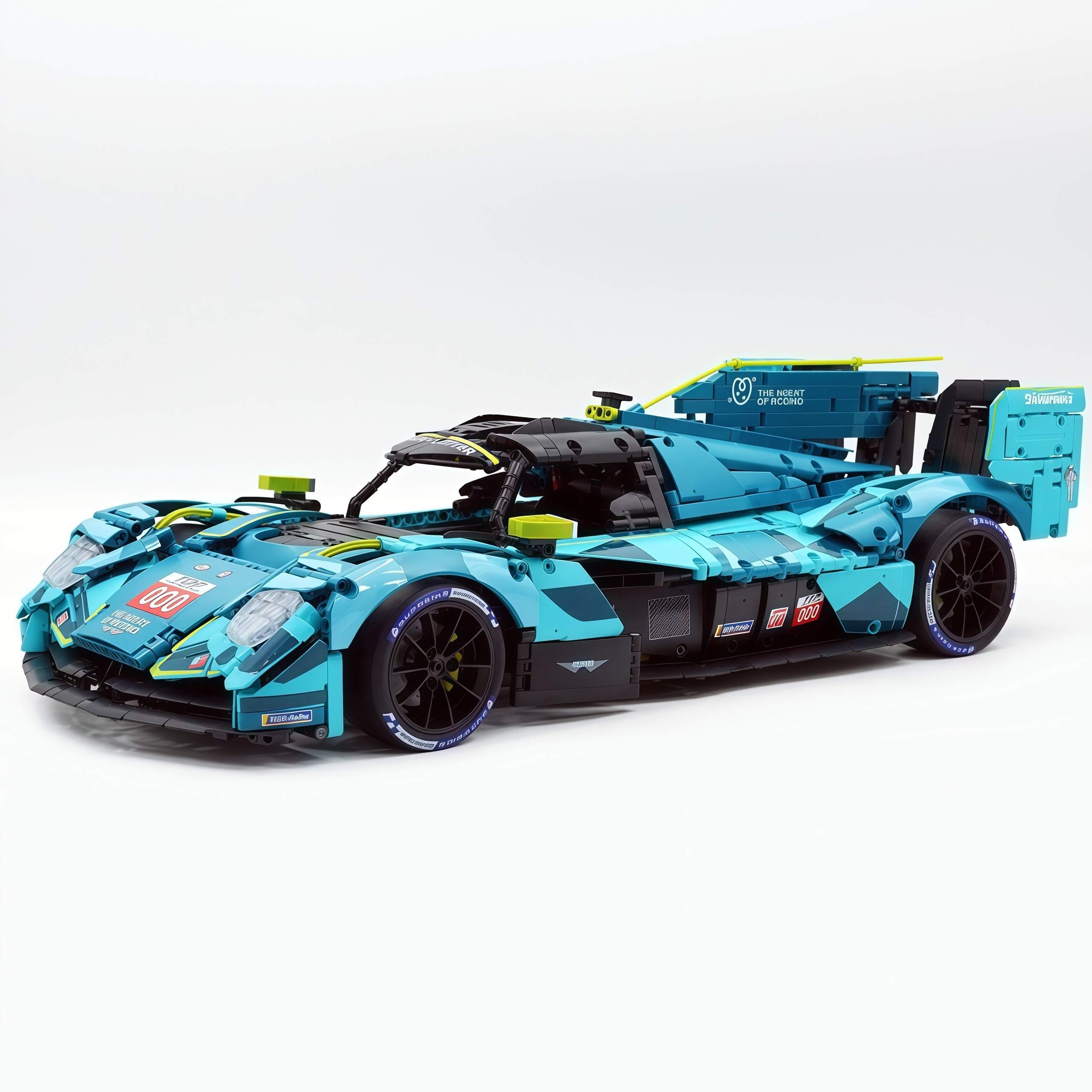 1:8 Aston Martin Valkyrie LM | Remote Controlled 24h British Hypercar | Green Custom Edition(3069pcs) - BAV BRICK